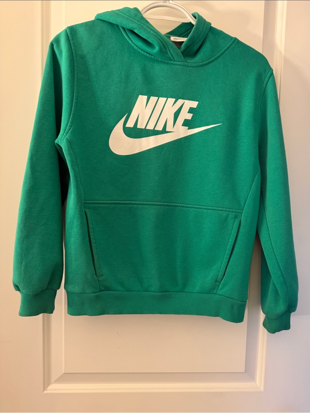 Boys LRG. Vibrant green Nike hopdie.